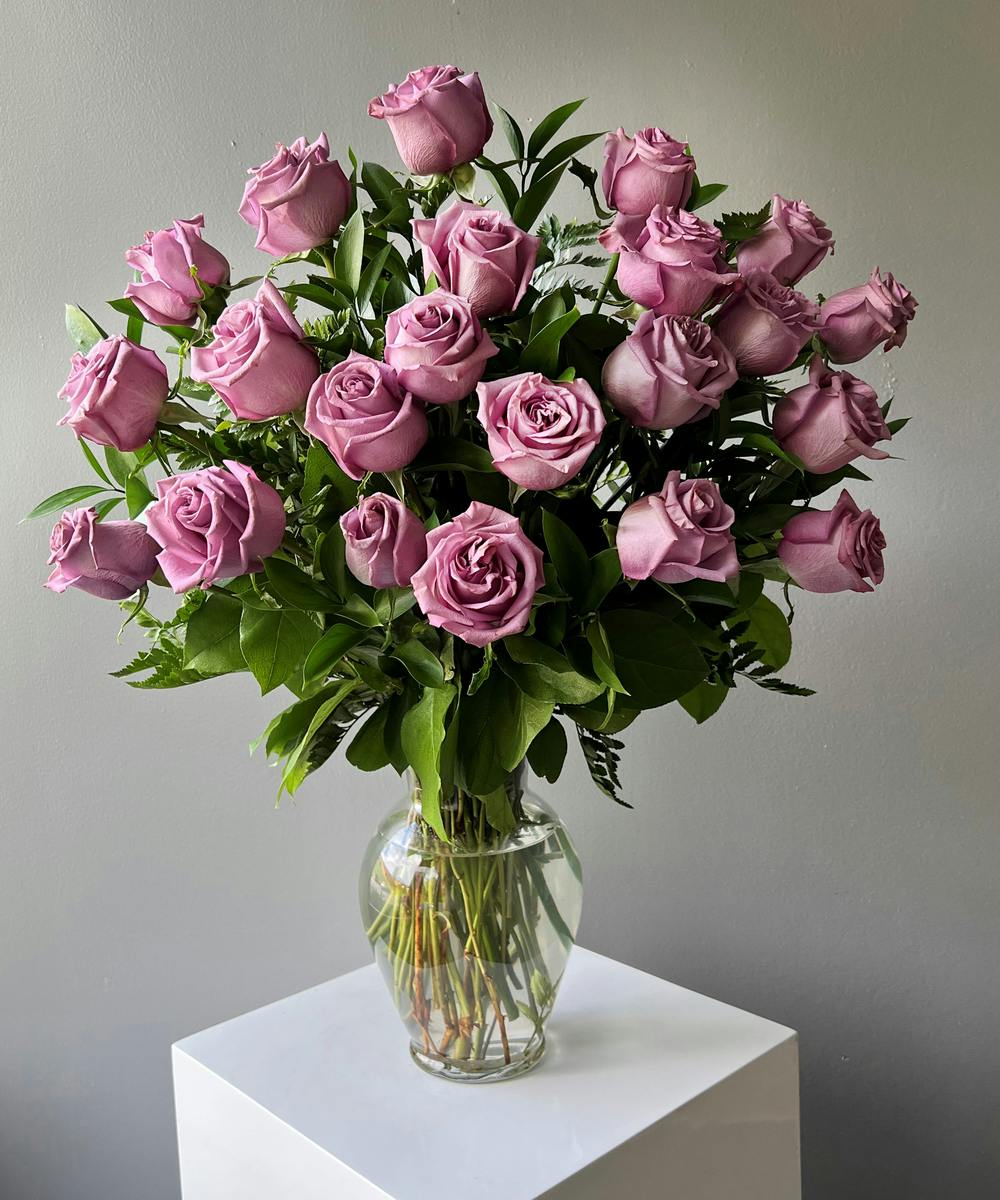 24 Lavender Roses Owings Mills & Baltimore (MD) Flower Delivery