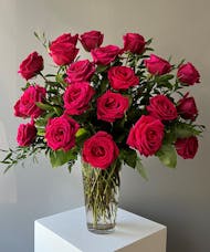 36 Hot Pink Roses