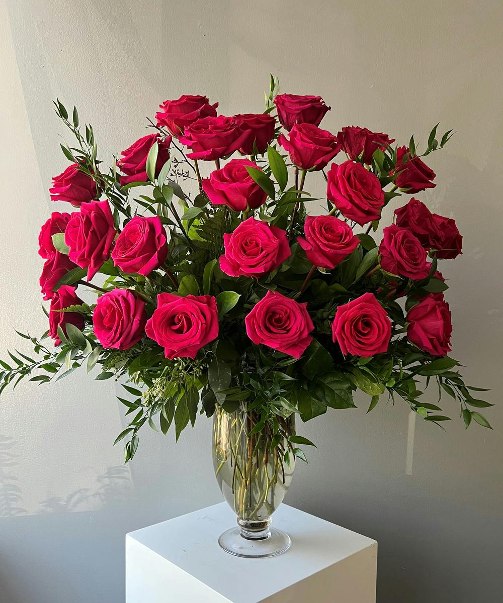 48 Hot Pink Roses Owings Mills & Baltimore (MD) Flower Delivery