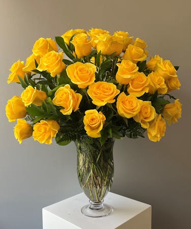 48 Yellow Roses | Owings Mills & Baltimore (MD) Flower Delivery ...