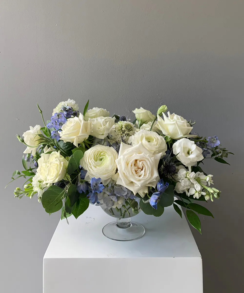 Something Blue Centerpieces Baltimore (MD) SameDay Wedding Flowers